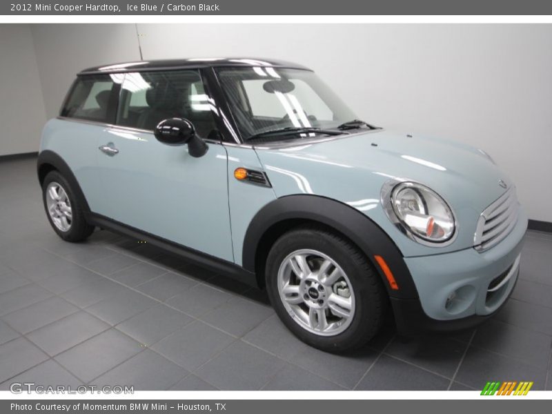 Ice Blue / Carbon Black 2012 Mini Cooper Hardtop