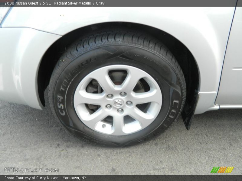Radiant Silver Metallic / Gray 2008 Nissan Quest 3.5 SL