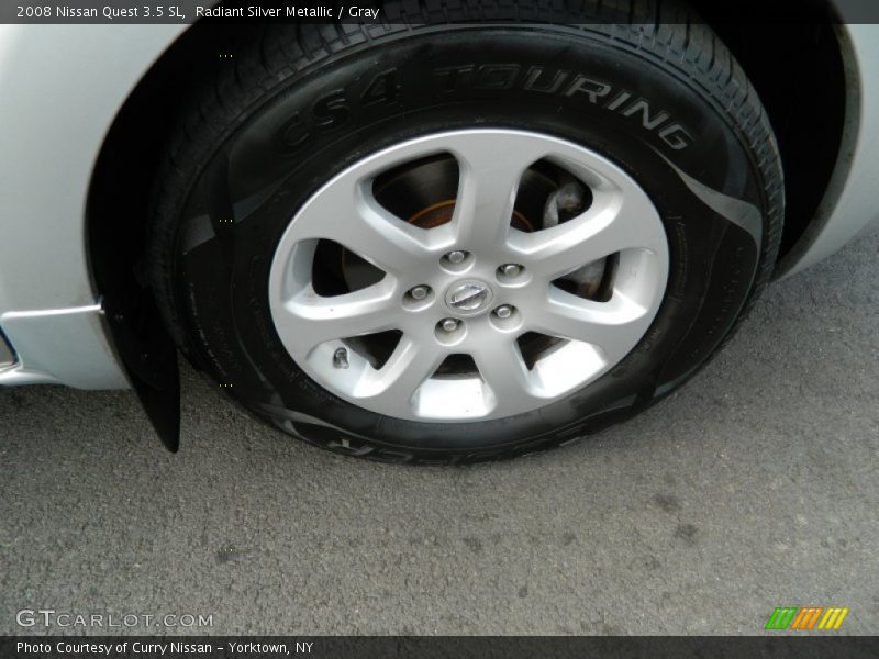 Radiant Silver Metallic / Gray 2008 Nissan Quest 3.5 SL
