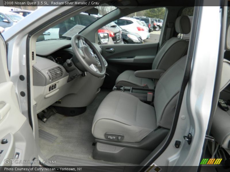  2008 Quest 3.5 SL Gray Interior
