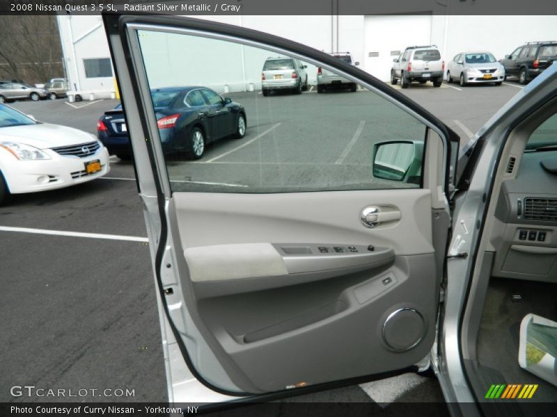 Radiant Silver Metallic / Gray 2008 Nissan Quest 3.5 SL