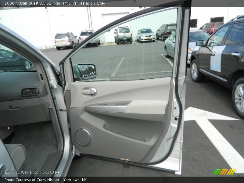 Radiant Silver Metallic / Gray 2008 Nissan Quest 3.5 SL