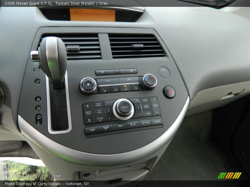 Controls of 2008 Quest 3.5 SL