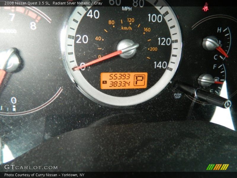 Radiant Silver Metallic / Gray 2008 Nissan Quest 3.5 SL