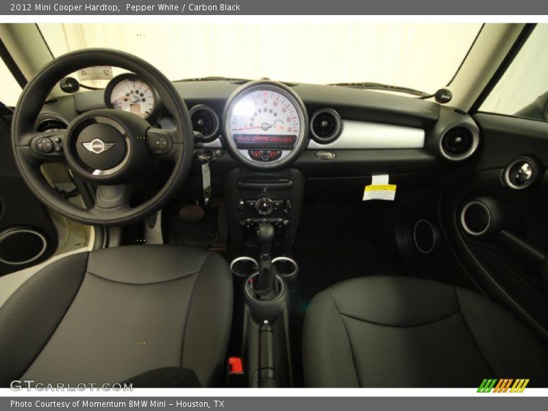 Pepper White / Carbon Black 2012 Mini Cooper Hardtop