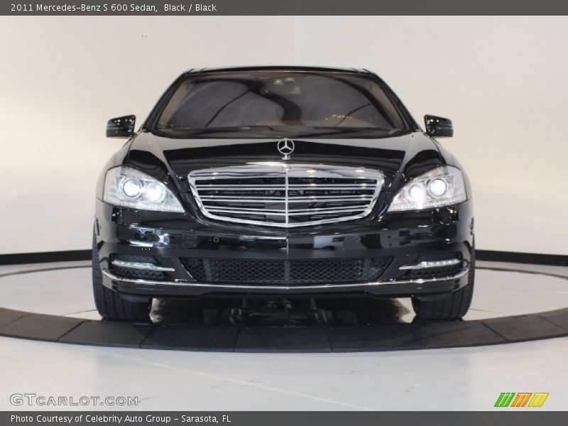 Black / Black 2011 Mercedes-Benz S 600 Sedan