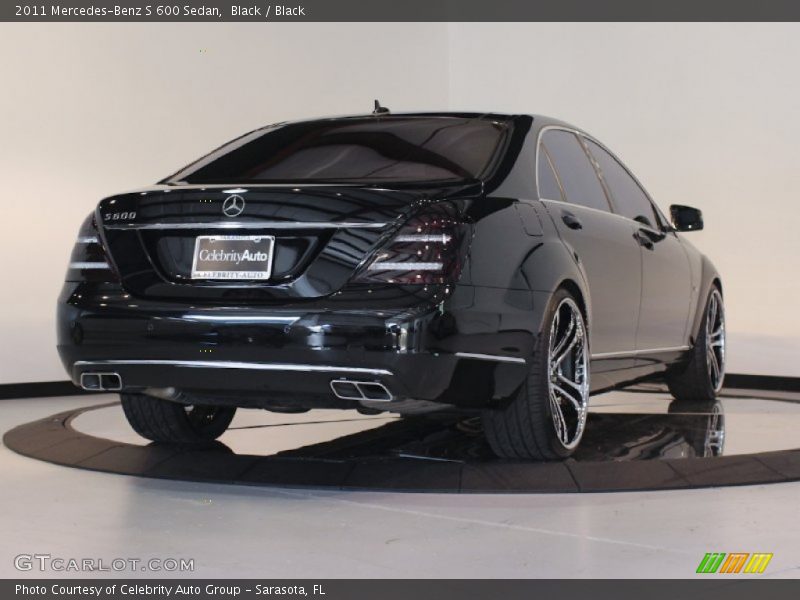 Black / Black 2011 Mercedes-Benz S 600 Sedan