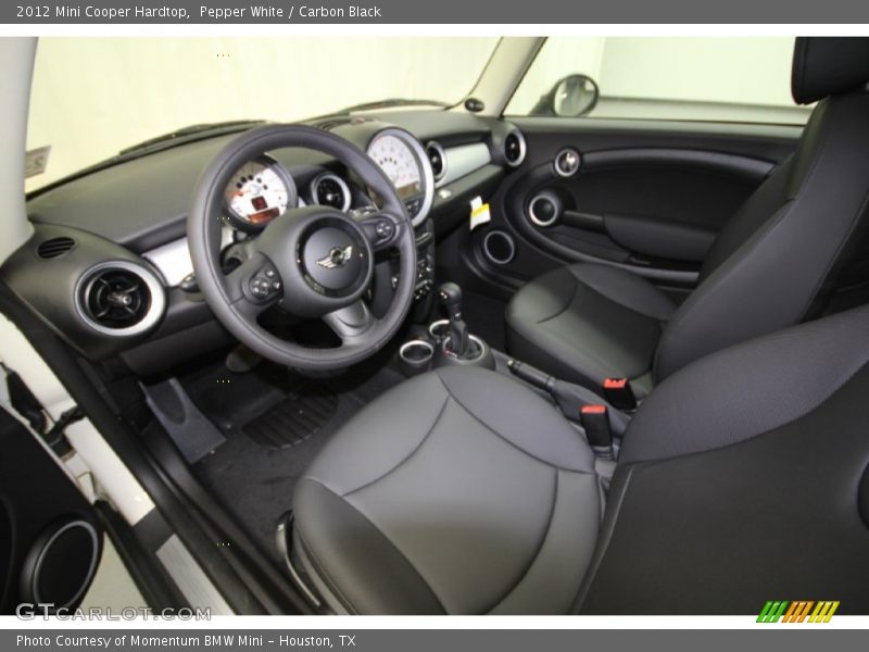 Pepper White / Carbon Black 2012 Mini Cooper Hardtop