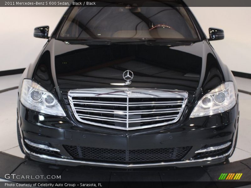 Black / Black 2011 Mercedes-Benz S 600 Sedan