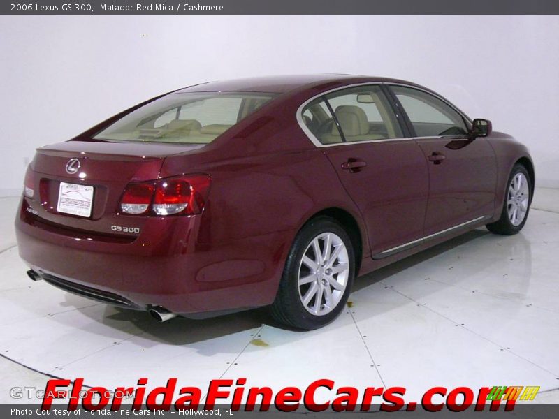 Matador Red Mica / Cashmere 2006 Lexus GS 300