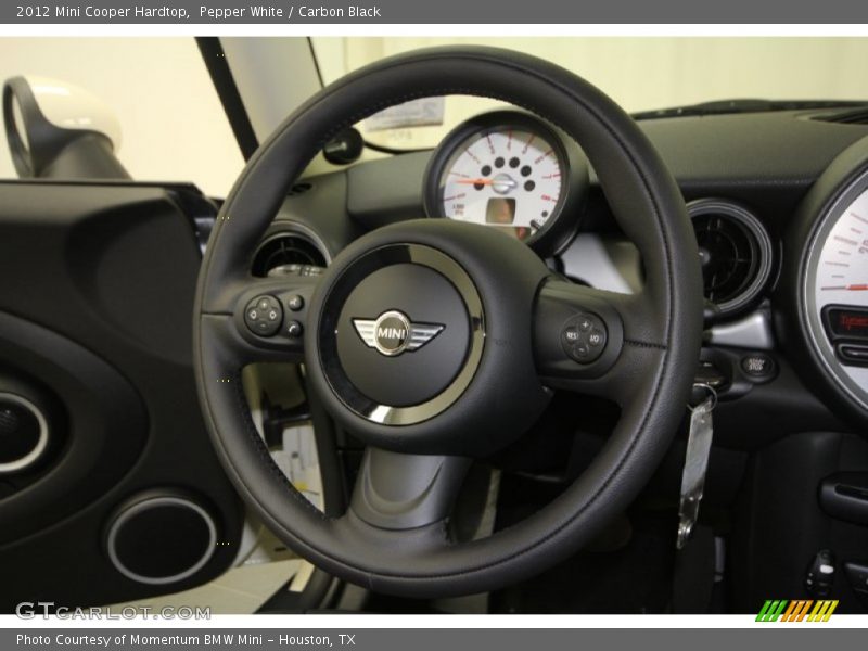Pepper White / Carbon Black 2012 Mini Cooper Hardtop