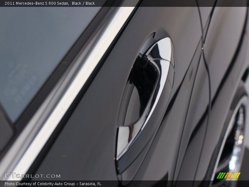Black / Black 2011 Mercedes-Benz S 600 Sedan