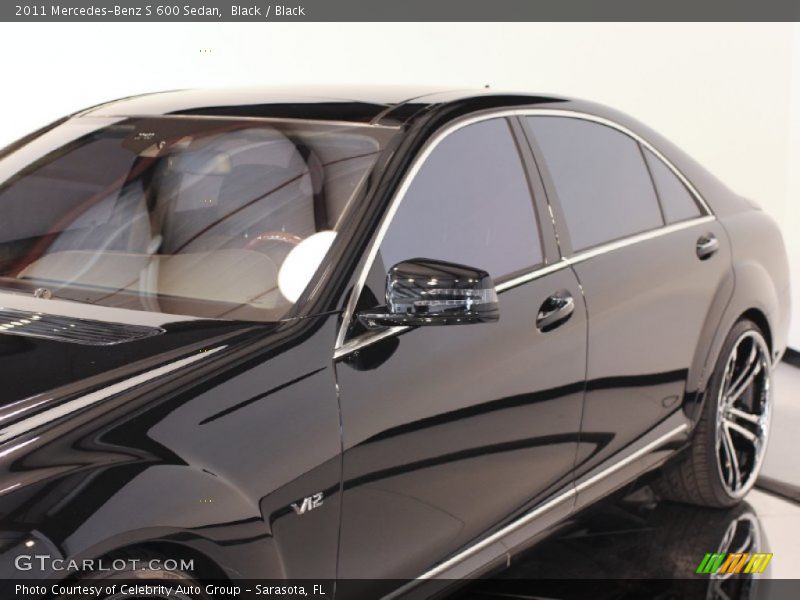 Black / Black 2011 Mercedes-Benz S 600 Sedan