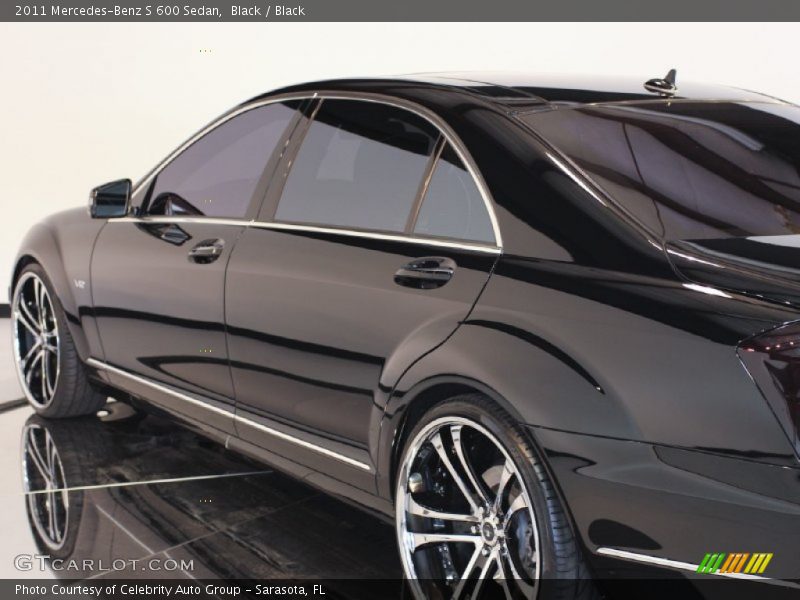 Black / Black 2011 Mercedes-Benz S 600 Sedan
