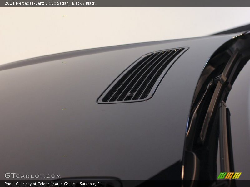 Black / Black 2011 Mercedes-Benz S 600 Sedan