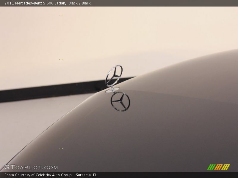 Black / Black 2011 Mercedes-Benz S 600 Sedan