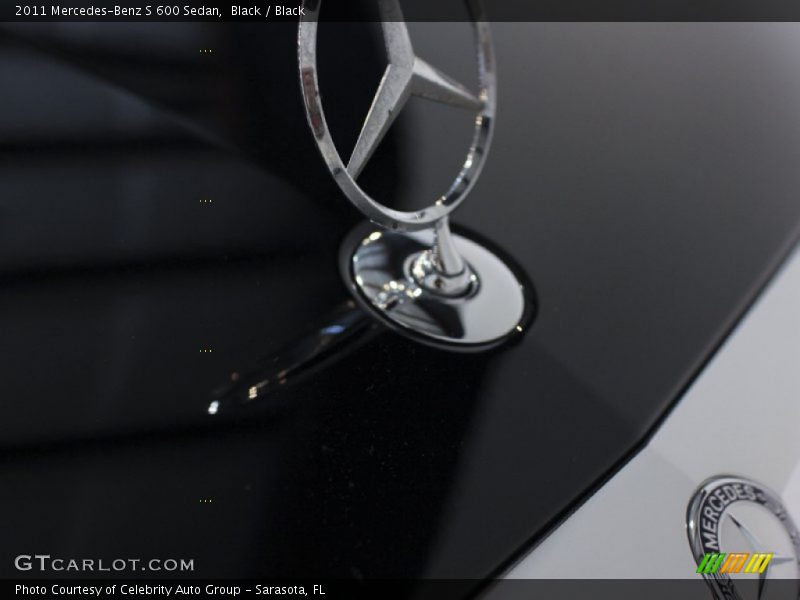 Black / Black 2011 Mercedes-Benz S 600 Sedan
