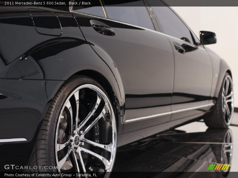 Black / Black 2011 Mercedes-Benz S 600 Sedan