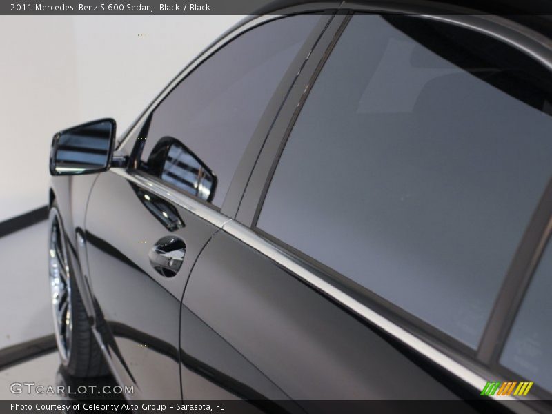 Black / Black 2011 Mercedes-Benz S 600 Sedan