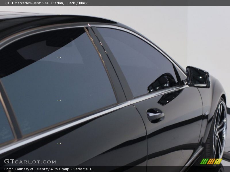 Black / Black 2011 Mercedes-Benz S 600 Sedan