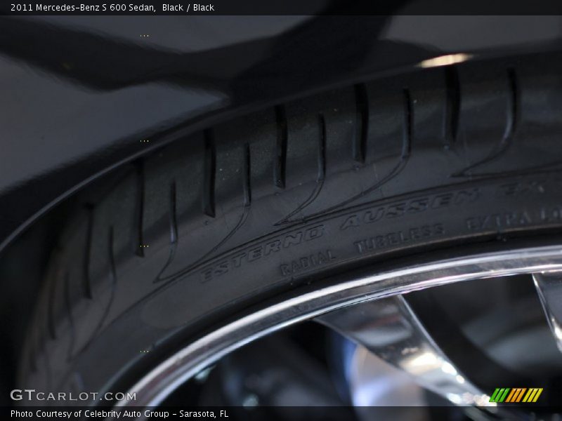 Black / Black 2011 Mercedes-Benz S 600 Sedan
