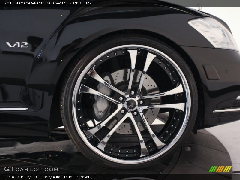Custom Wheels of 2011 S 600 Sedan