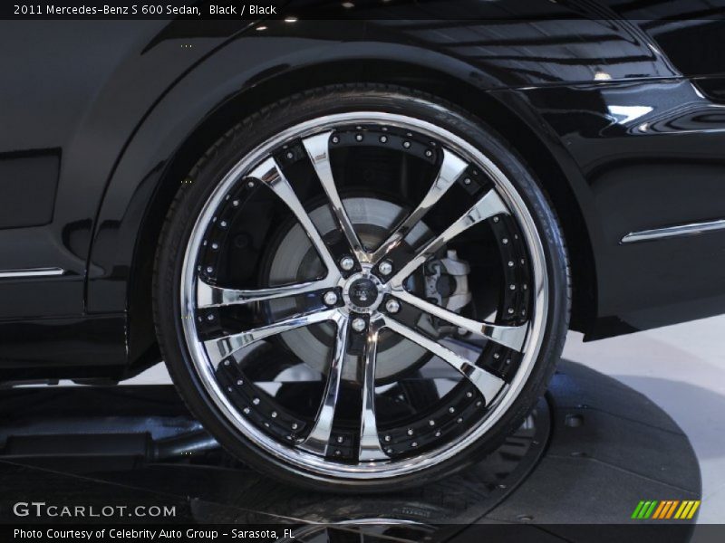 Black / Black 2011 Mercedes-Benz S 600 Sedan