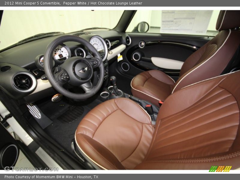  2012 Cooper S Convertible Hot Chocolate Lounge Leather Interior