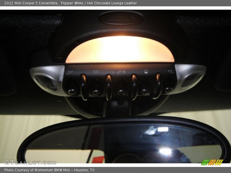 Pepper White / Hot Chocolate Lounge Leather 2012 Mini Cooper S Convertible