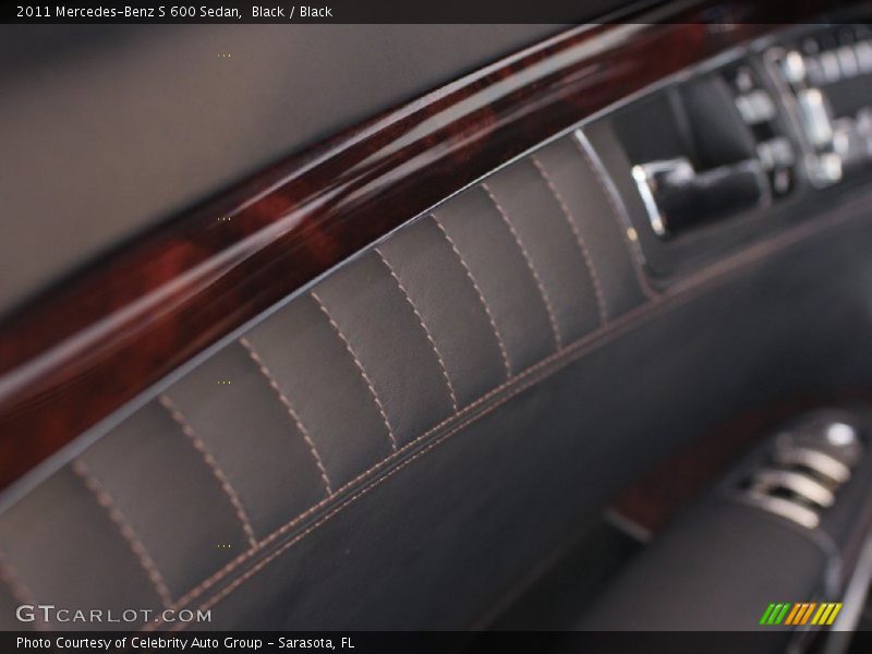 Black / Black 2011 Mercedes-Benz S 600 Sedan