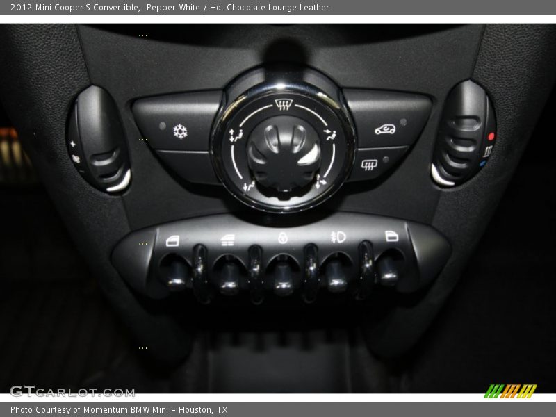Pepper White / Hot Chocolate Lounge Leather 2012 Mini Cooper S Convertible
