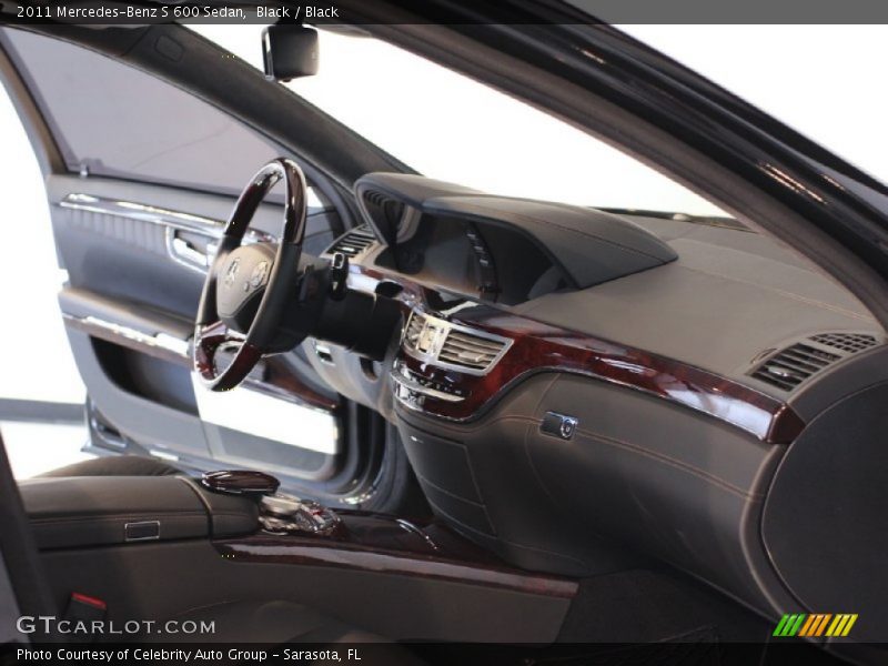 Black / Black 2011 Mercedes-Benz S 600 Sedan