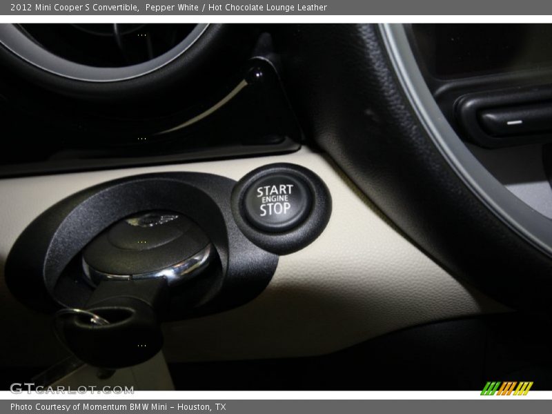 Pepper White / Hot Chocolate Lounge Leather 2012 Mini Cooper S Convertible