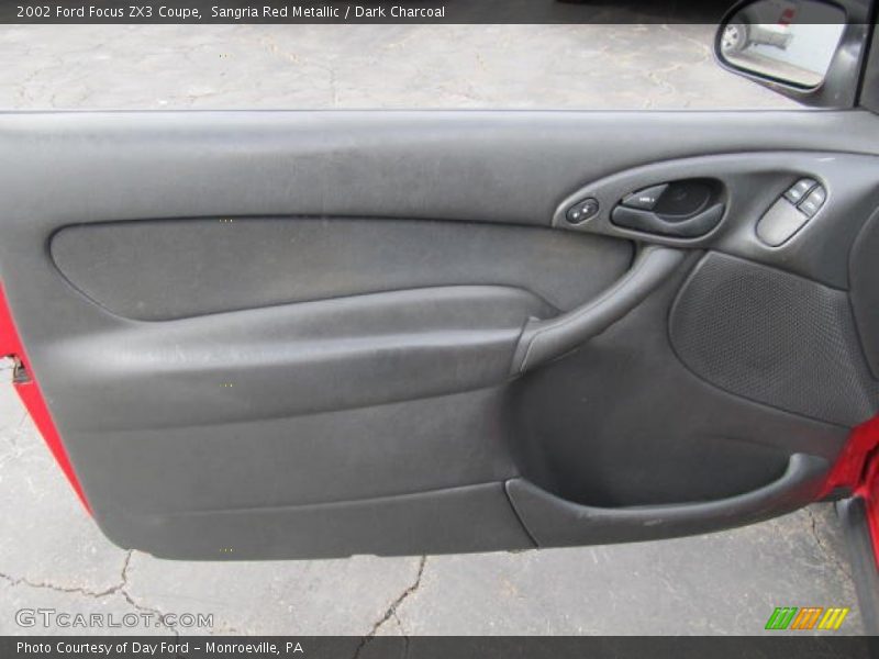 Sangria Red Metallic / Dark Charcoal 2002 Ford Focus ZX3 Coupe