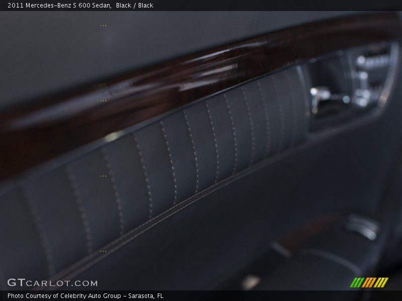 Black / Black 2011 Mercedes-Benz S 600 Sedan