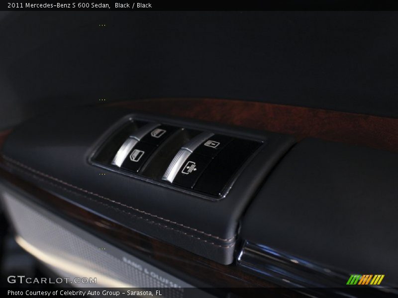 Black / Black 2011 Mercedes-Benz S 600 Sedan