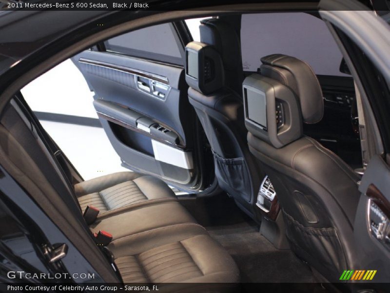 Black / Black 2011 Mercedes-Benz S 600 Sedan
