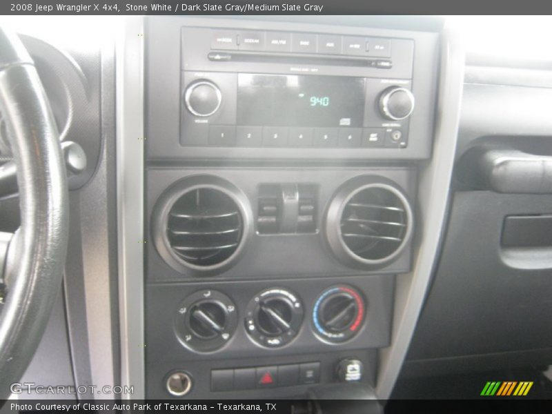 Stone White / Dark Slate Gray/Medium Slate Gray 2008 Jeep Wrangler X 4x4