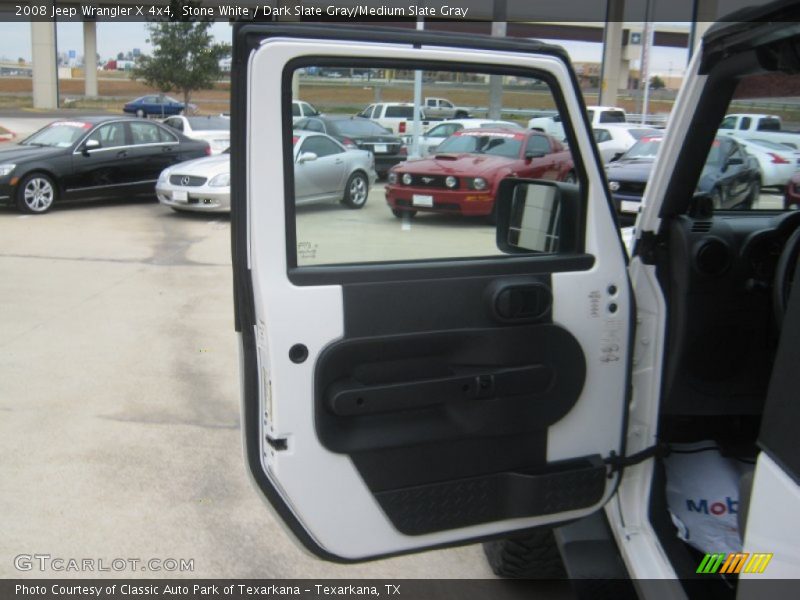 Stone White / Dark Slate Gray/Medium Slate Gray 2008 Jeep Wrangler X 4x4