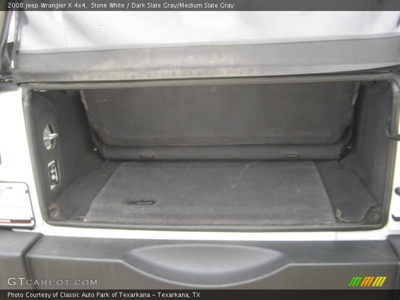 Stone White / Dark Slate Gray/Medium Slate Gray 2008 Jeep Wrangler X 4x4