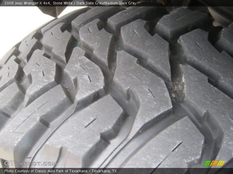 Stone White / Dark Slate Gray/Medium Slate Gray 2008 Jeep Wrangler X 4x4