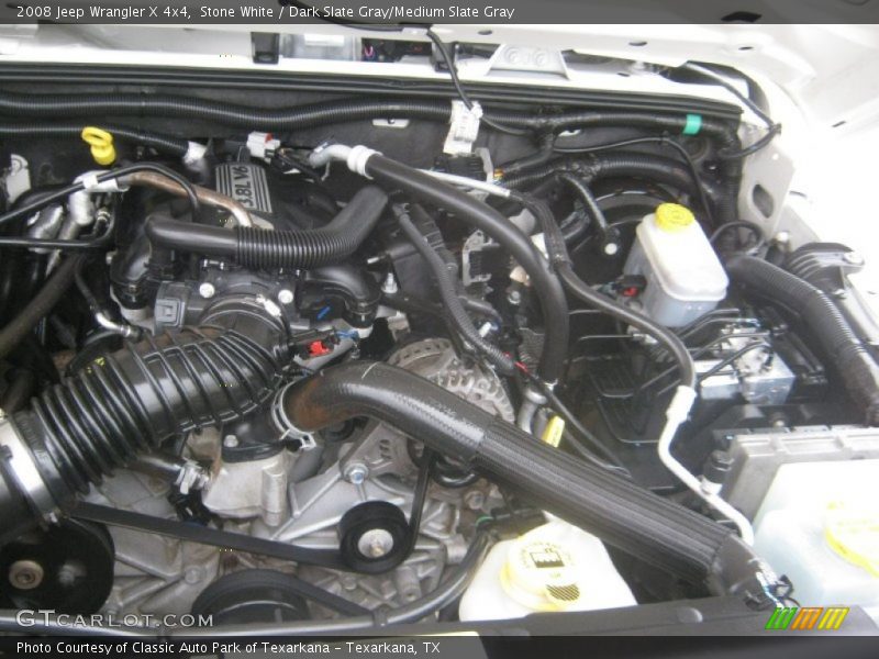 Stone White / Dark Slate Gray/Medium Slate Gray 2008 Jeep Wrangler X 4x4