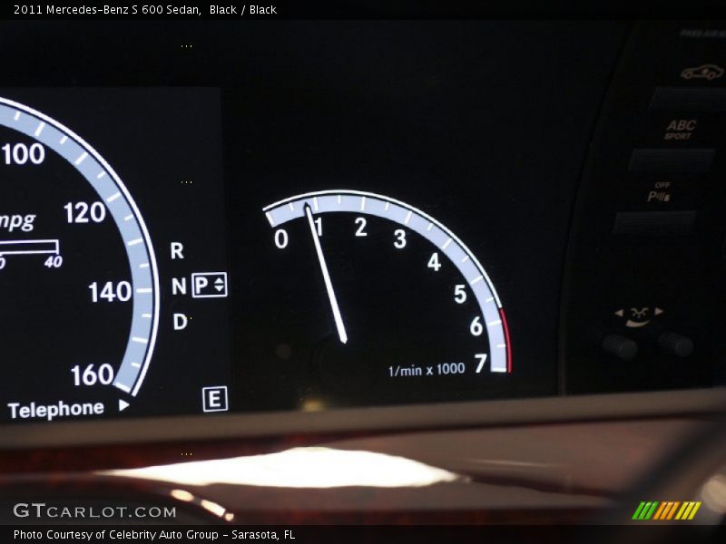 Black / Black 2011 Mercedes-Benz S 600 Sedan