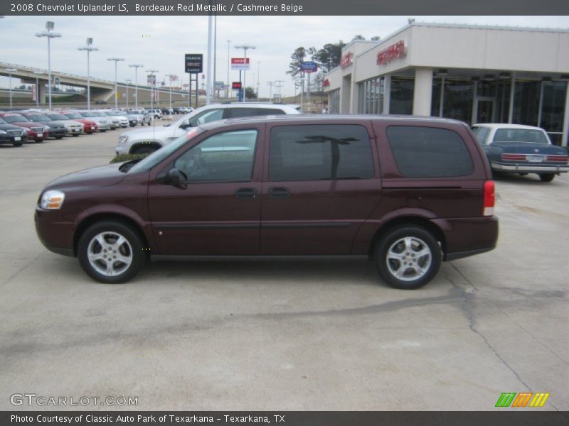 Bordeaux Red Metallic / Cashmere Beige 2008 Chevrolet Uplander LS