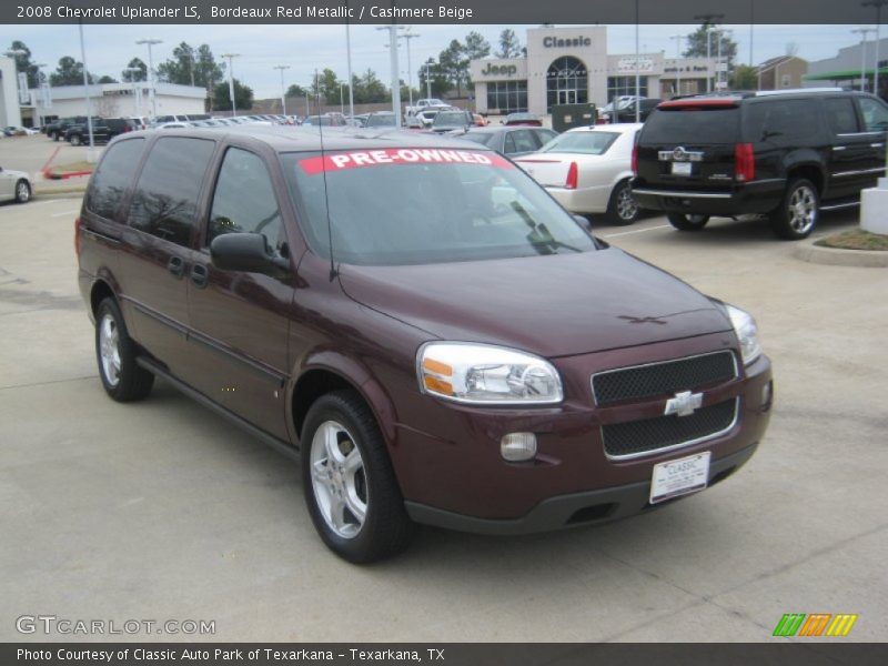 Bordeaux Red Metallic / Cashmere Beige 2008 Chevrolet Uplander LS