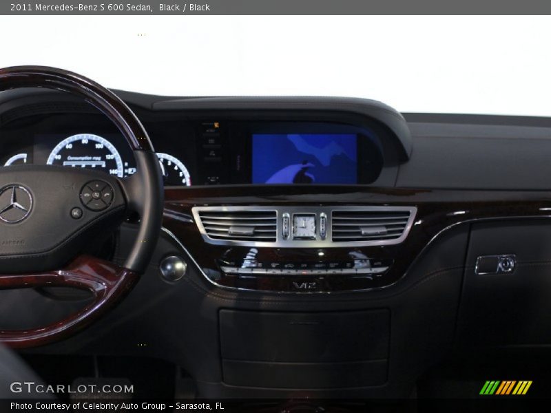Black / Black 2011 Mercedes-Benz S 600 Sedan
