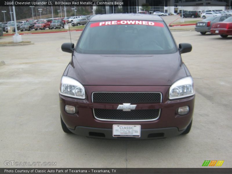 Bordeaux Red Metallic / Cashmere Beige 2008 Chevrolet Uplander LS
