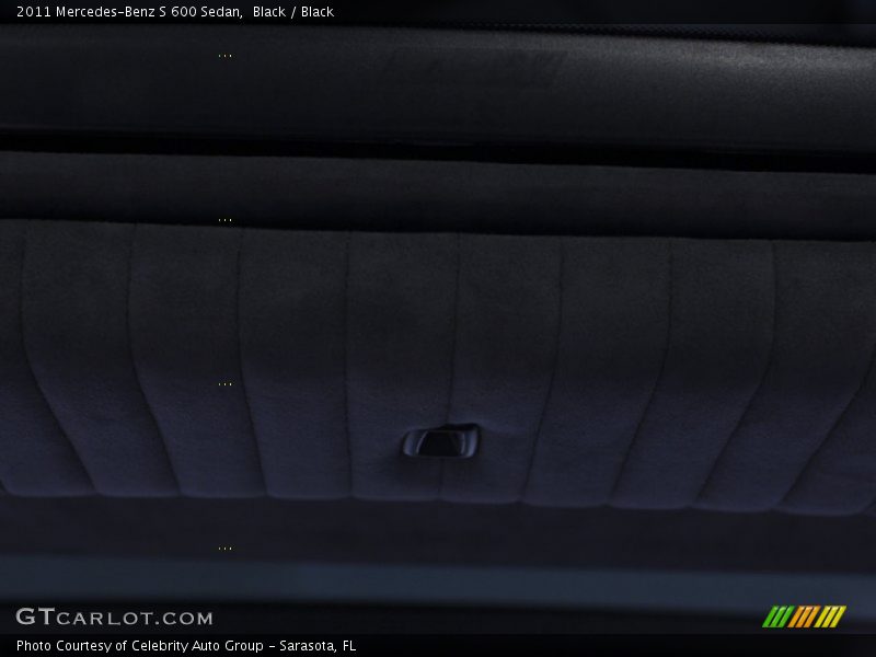 Black / Black 2011 Mercedes-Benz S 600 Sedan