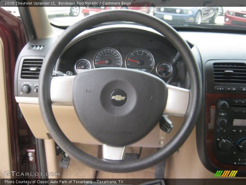 Bordeaux Red Metallic / Cashmere Beige 2008 Chevrolet Uplander LS