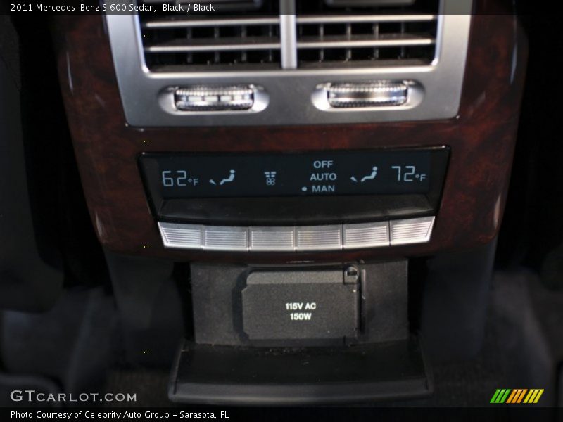 Black / Black 2011 Mercedes-Benz S 600 Sedan